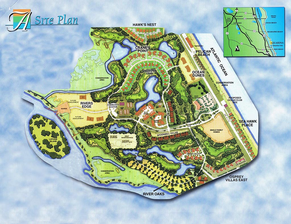Aquarina Beach and Country Club Site Plan